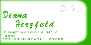 diana herzfeld business card